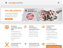 Tablet Screenshot of manandmachine.fr
